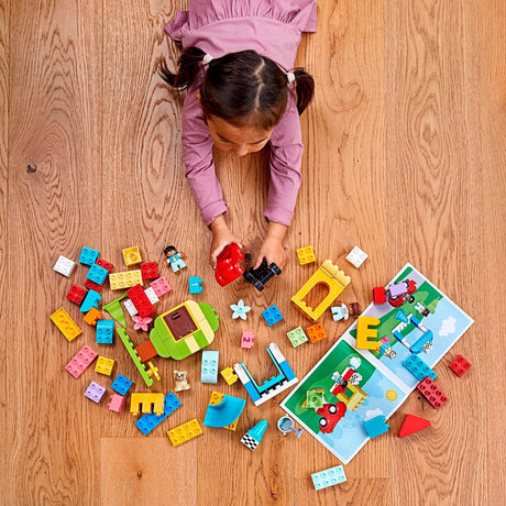 Lego Duplo - zabawki konstrukcyjne z luksusowych pudełek do przechowywania (10914)