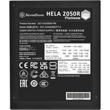 Silverstone hela 2050r platinum, modułowy zasilacz 2050 W (czarny, 14x pcie)