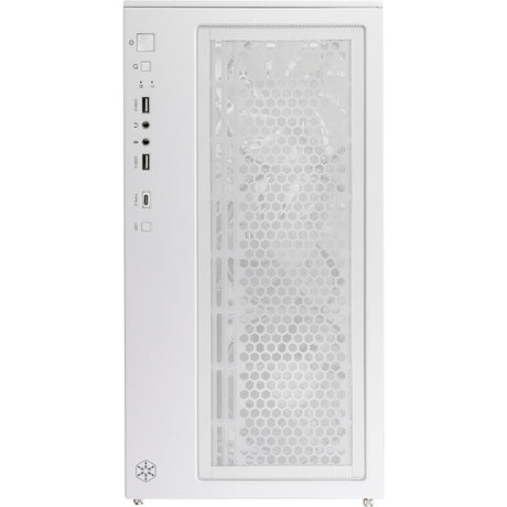 Obudowa mini tower Silverstone lucid 05 (biała | 2x USB-A | 1x USB-C | RGB | szkło hartowane)