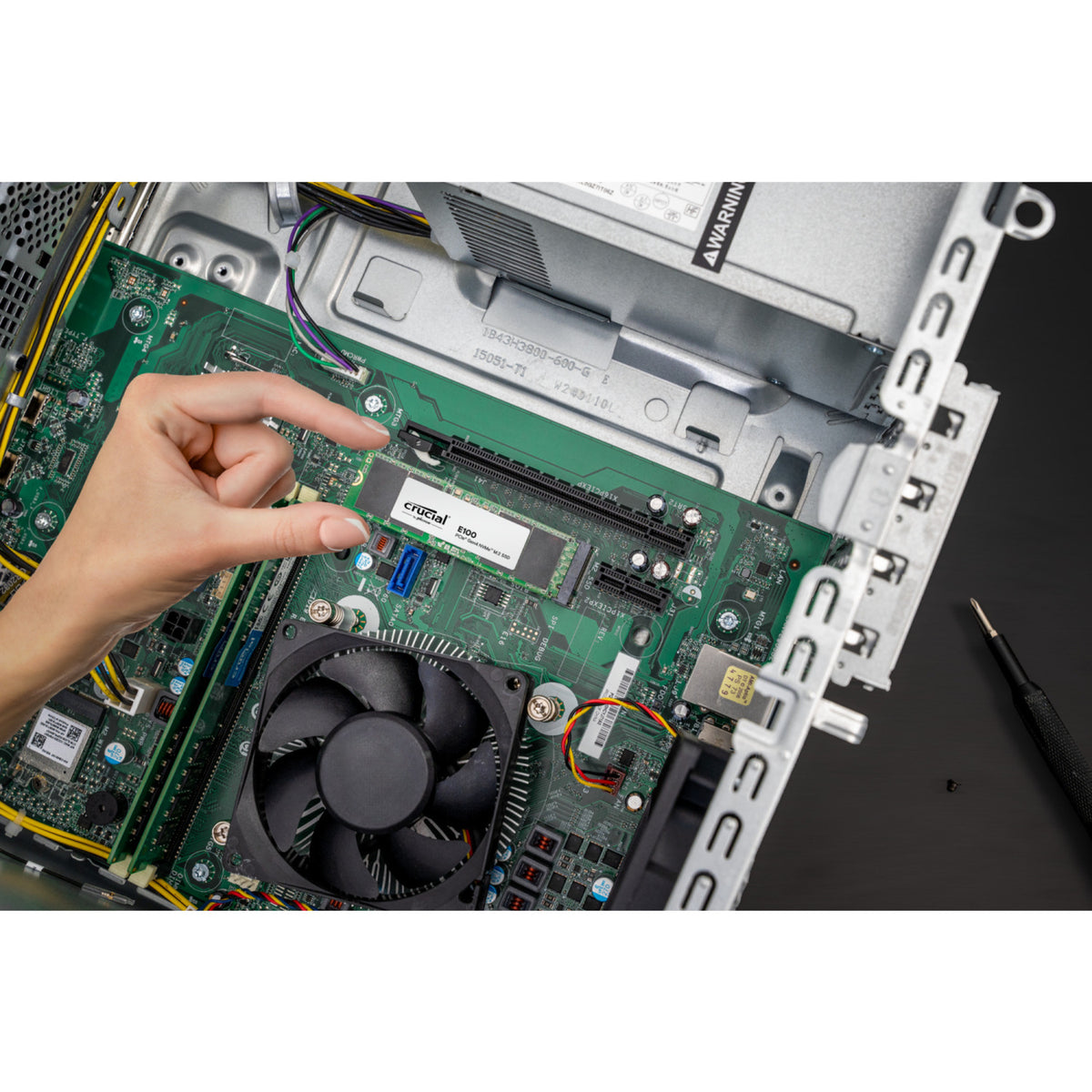 Crucial e100 480 GB SSD (ct480e100ssd8, pcie 4.0 x4, nvme, m.2 2280)