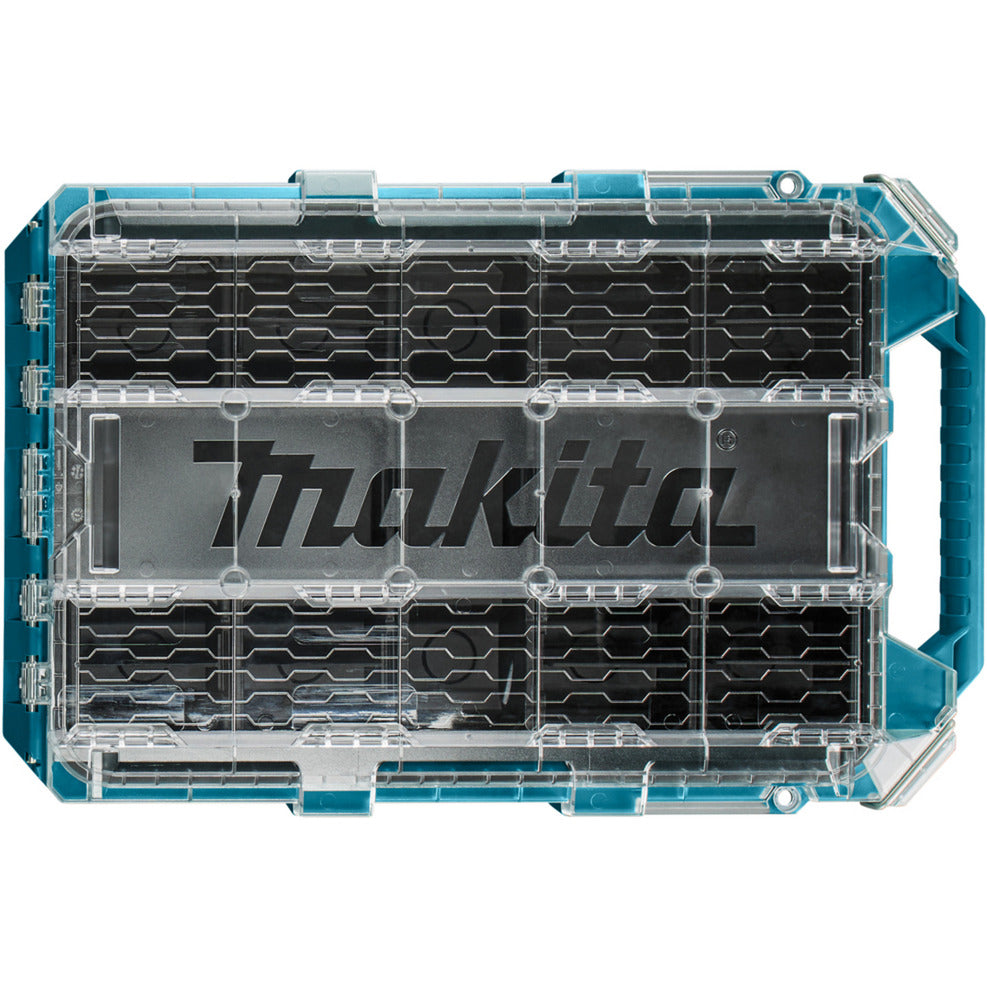 Płaska skrzynka narzędziowa Makita Maktrak P-91051 (niebiesko-czarna)