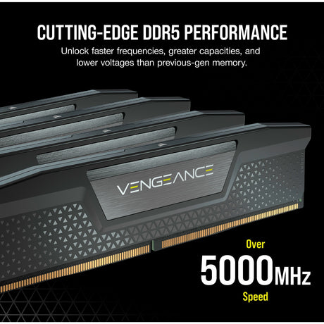 Corsair Vengeance 32 GB DDR5-6400 (2x 16 GB) RAM (czarny, cmk32gx5m2b6400c32, xmp)