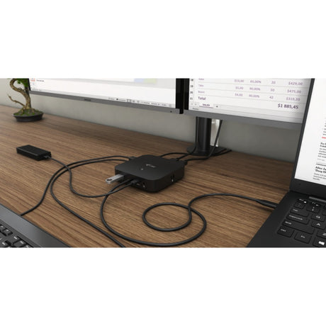 Stacja dokująca I-tec USB-C HDMI DP z zasilaniem 65W + uniwersalna ładowarka 77 W (czarna)