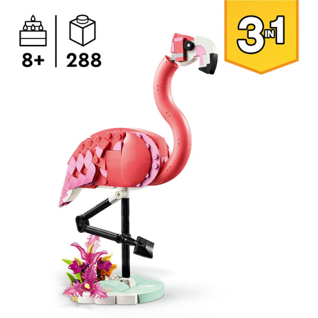 Lego® Creator Dzikie zwierzęta 3 w 1: zestaw różowych flamingów - 31170