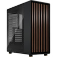 Obudowa North Midi Tower o konstrukcji fraktalnej (kolor czarnego drewna | 2x USB-A | 1x USB-C | szkło hartowane)