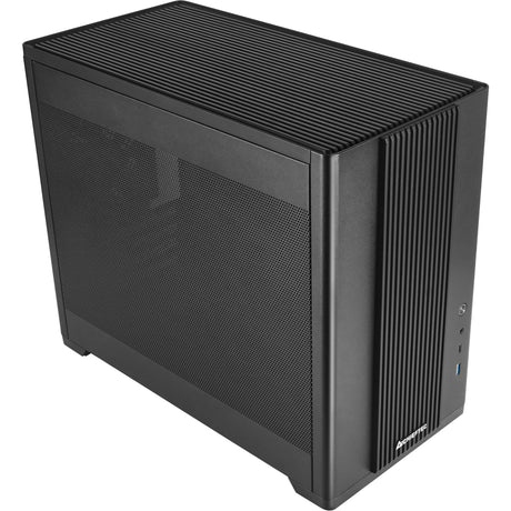 Obudowa mini tower Chieftec bx-mesh (czarna | 1x USB-A | 1x USB-C | szkło hartowane)