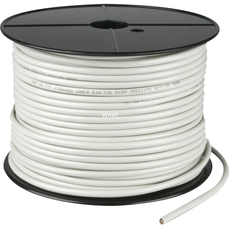 Kabel sieciowy Goobay rj-45 f utp kat.5e (szary, 100 metrów, kabel w rolce, elastyczny)