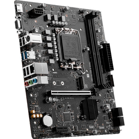 Płyta główna MSI Pro H610M-E DDR4 Socket 1700 (czarna, GB-LAN, dźwięk, µATX)