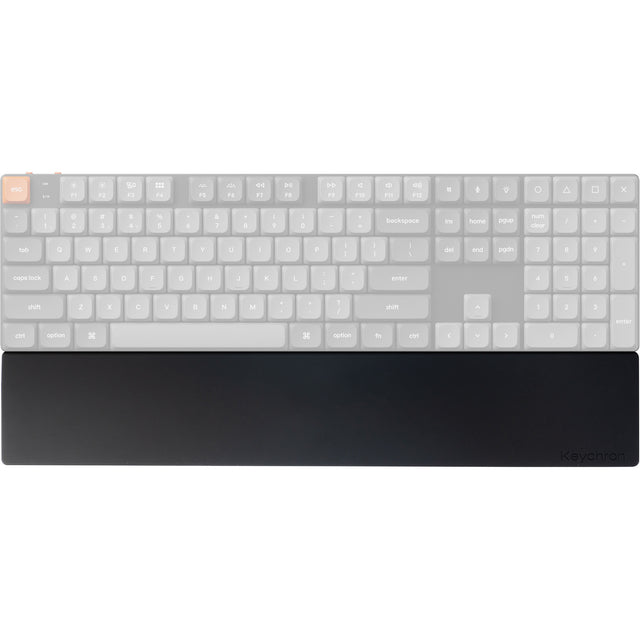 Silikonowa podpórka pod nadgarstki Keychron do podpórki pod nadgarstki k5 se k5 max k5 pro (czarna, niski profil)