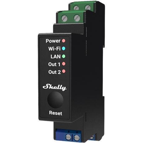 Shelly pro 14:00 przekaźnik na szynę DIN Bluetooth, Wi-Fi