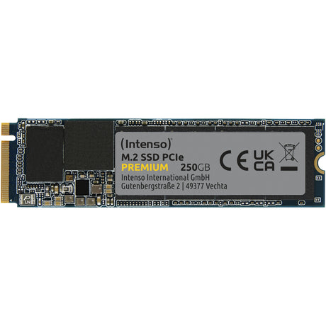 Intenso premium 250 gb ssd (pcie 3.0 x4, nvme 1.3, m.2 2280)