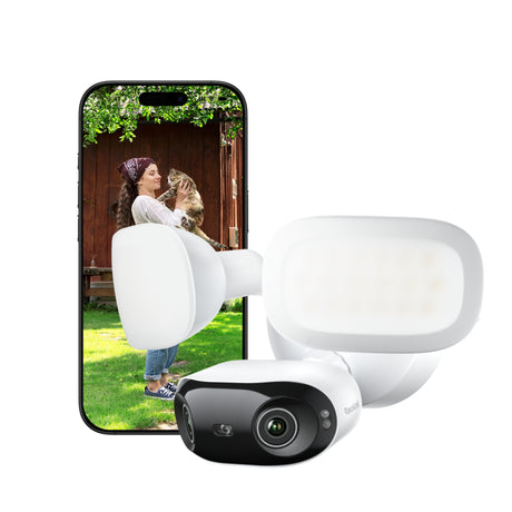 Kamera bezpieczeństwa Reolink F751W Elite Floodlight WiFi (biała, UHD 4K, WiFi)