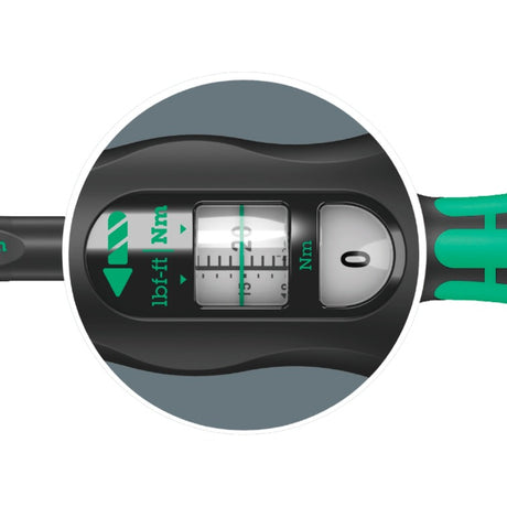 Klucz dynamometryczny Wera Click-Torque b 2 z grzechotką odwracalną, 20-100 nm (czarno-zielony)