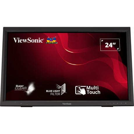 Viewsonic monitor dotykowy na podczerwień TD2423 24 (czarny, 1x HDMI, VGA, DVI-D, USB-A, USB-B)