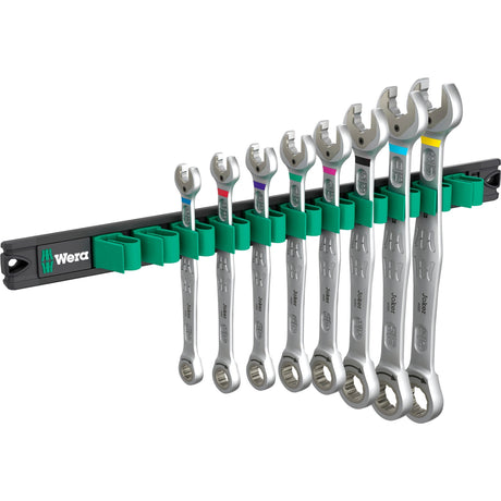 Wera 9632 pasek magnetyczny 6000 joker imperial 1 zestaw kluczy kombinowanych z grzechotką (cal, 8 sztuk)