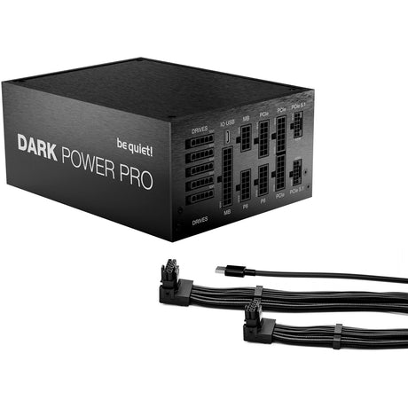 Be quiet! dark power pro 14 io modulaire 1300 watt voeding (zwart, 2x 12v-2x6, 6x pcie)