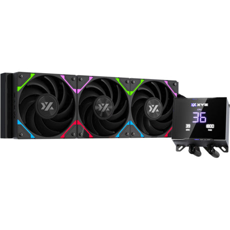 Chłodzenie wodne Xyz PC Gear Hydrotemp Aio 360 (czarny, argb, pwm)