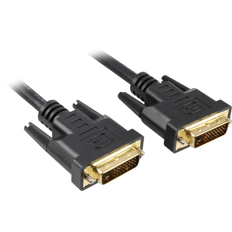 Kabel Sharkoon DVI-D (czarny, 5 metrów, dual-link)