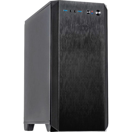 Obudowa mini tower Inter-tech h-606 (czarna | 2x USB-A)
