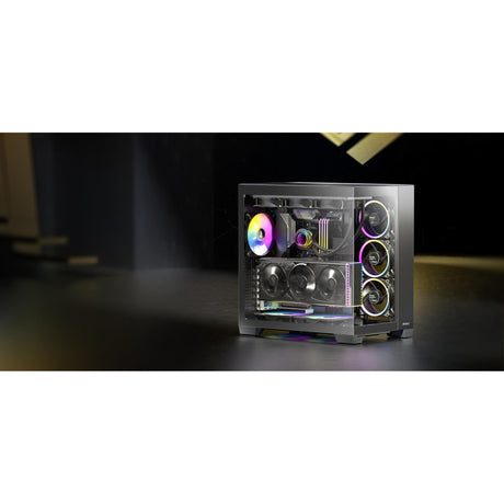 Obudowa midi tower Antec c8 argb (czarna | 2x USB-A | 1x USB-C | szkło hartowane)