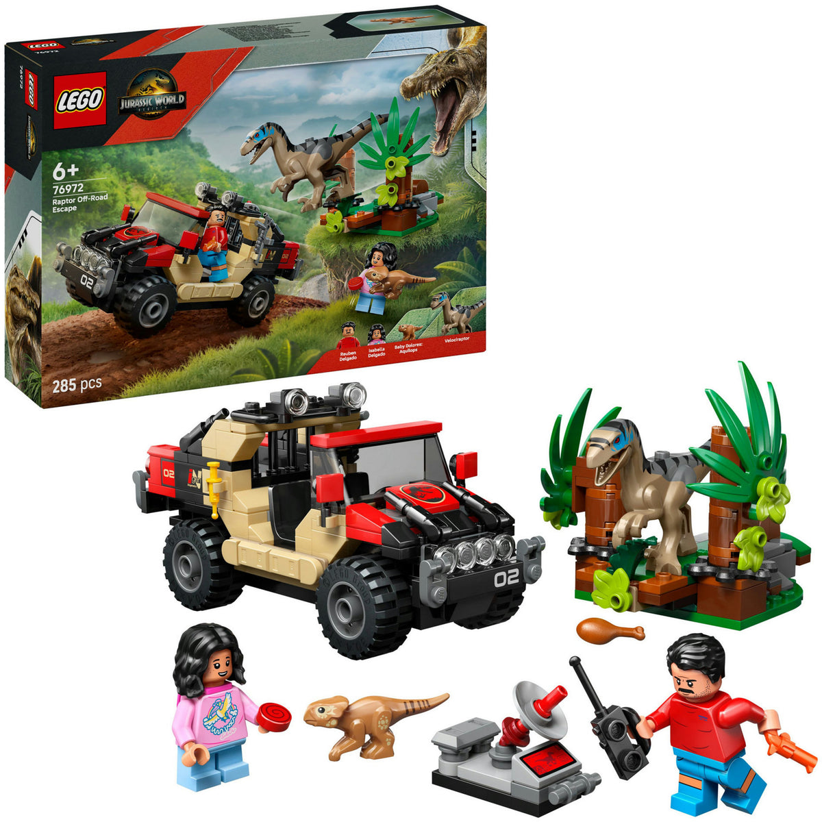 Lego Jurassic World 76972 Ucieczka poza trasą