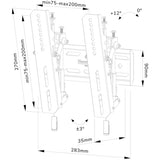 Neomounts wybierz uchwyt ścienny do telewizora wl35s-850bl12 (czarny)