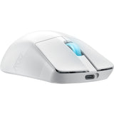Mysz do gier Asus rog harpe ace aim lab Edition (biała, 100–36 000 dpi, USB 2.0, 2,4 GHz, Bluetooth, diody LED RGB)