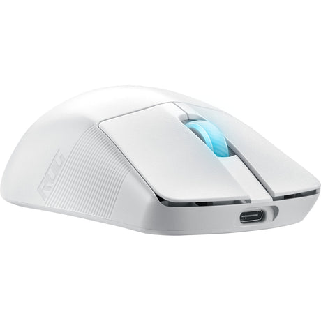 Mysz do gier Asus rog harpe ace aim lab Edition (biała, 100–36 000 dpi, USB 2.0, 2,4 GHz, Bluetooth, diody LED RGB)