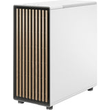 Obudowa Midi Tower o konstrukcji fraktalnej (biały kolor drewna | 2x USB-A | 1x USB-C | szkło hartowane)