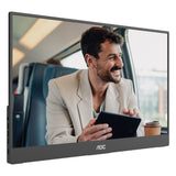 Monitor Aoc 16t20e2 15.6 (czarny, 1x mini HDMI, 1x USB-C, audio)