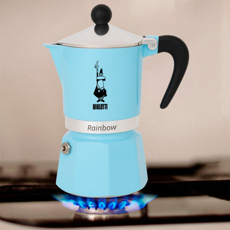Ekspres Bialetti Rainbow (jasnoniebieski, 6 filiżanek)