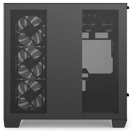Obudowa midi tower ze stali Sharkoon Sharkoon (czarna | 2x USB-A | 1x USB-C | RGB | szkło hartowane)