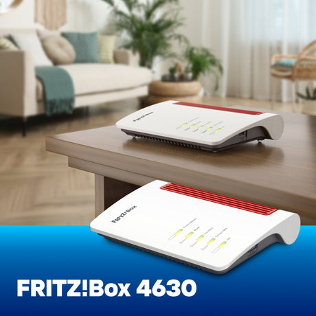 Fritz! router międzynarodowy box 4630 edycja (biały czerwony, mesh Wi-Fi, 2,5 Gbit s)