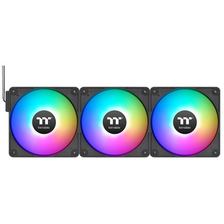 Wentylator chłodzący do komputera Thermaltake ct120 ex argb sync (zestaw 3 wentylatorów) wentylatory do obudowy (czarny, 3 sztuki, 120 x 120 x 25 mm, pwm)