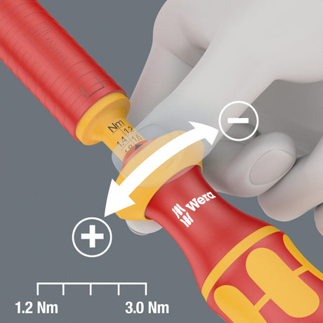 Wera Kraftform Kompakt VDE 16 Torque Extra Slim 1 Wkrętak z wyszukiwarką narzędzi (czerwony żółty, 16 sztuk)