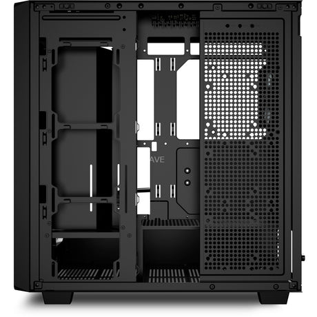 Sharkoon rebel c70g obudowa midi tower rgb (kolor czarnego drewna | 2x usb-a | 1x usb-c | rgb | szkło hartowane)