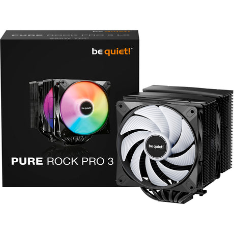 Bądź cicho! Chłodnica procesora Pure Rock Pro 3 LX RGB (czarna)