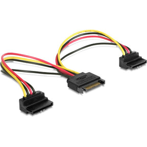 Delock 15-pinowy kabel rozdzielający złącze zasilania SATA > 2x SATA (0,15 m)