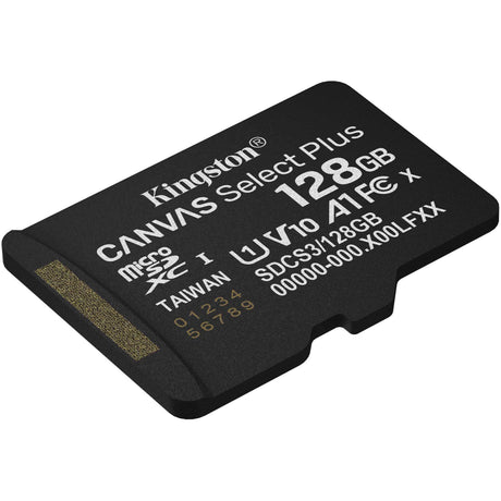 Karta pamięci Kingston Canvas Select Plus 128 GB MicroSDXC (czarna, UHS-I U1, Class 10, V10)