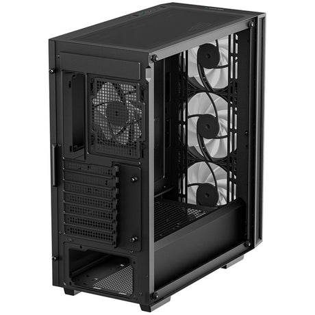 Obudowa Midi Tower Deepcool Matrexx 55 V4 C (czarna | 1x USB-A | 1x USB-C | RGB | Okno)