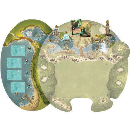 White Goblin Games Everdell: Pearlbrook gra planszowa (holenderski, dodatek, 1 - 4 graczy, 60 minut, od 10 lat)