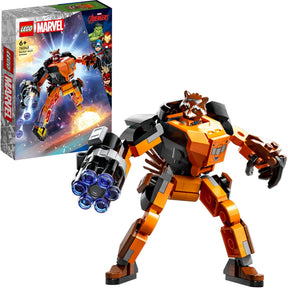 Lego Marvel - zabawka konstrukcyjna zbroi mecha rakietowego (76243)