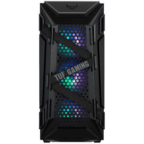 Obudowa midi tower Asus tuf gaming gt301 (czarna | 2x usb-a | rgb | szkło hartowane)