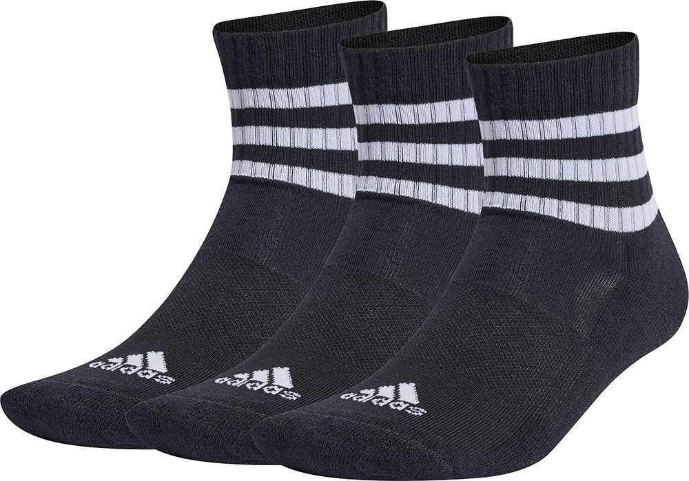 Adidas 3 stripe c spw mid - skarpetki (3 szt.)