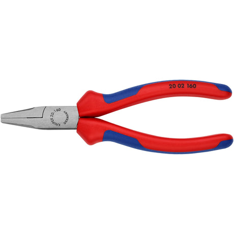 Szczypce do gięcia płaskie Knipex 20 02 160 szczypce chwytające (czerwony niebieski)