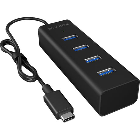 Icy box ib-hub1409-c3 Hub USB (czarny, 4x USB-A 3.2 (5 Gbit s), 1x USB-C 3.2 (5 Gbit s))