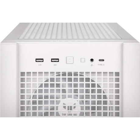 Obudowa midi tower Asus tuf gaming gt302 argb (biała | 2x usb-a | 1x usb-c | rgb | szkło hartowane)