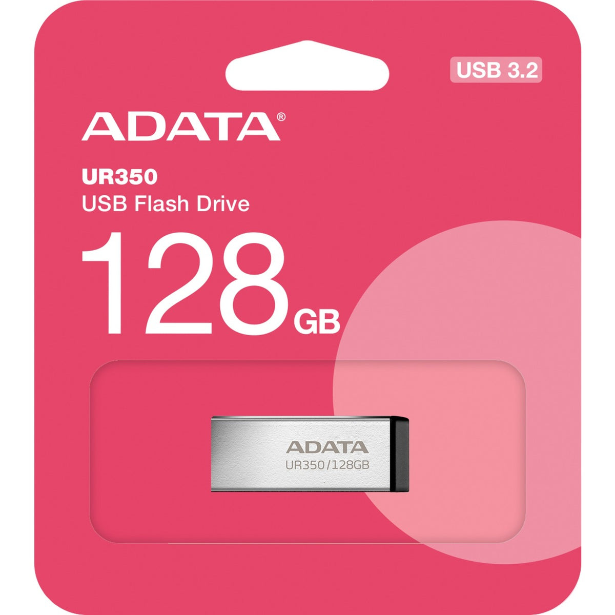 Pendrive Adata ur350 128 GB (nikiel czarny, USB-A 3.2 gen 1 (5 GBit s))