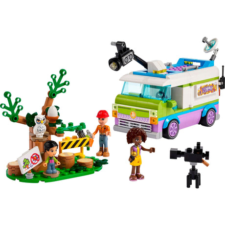 Lego friends - zabawka konstrukcyjna furgonetki z wiadomościami (41749)