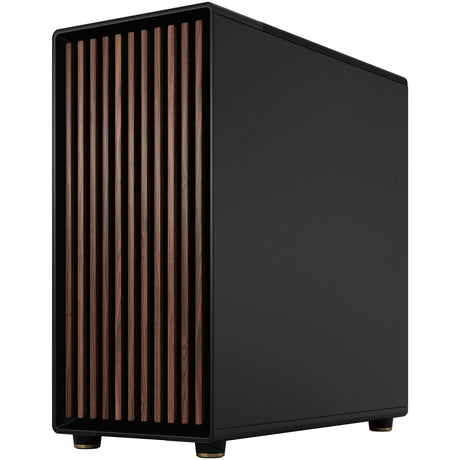 Obudowa Midi Tower o konstrukcji fractal North XL (kolor czarnego drewna | 2x USB-A | 1x USB-C)